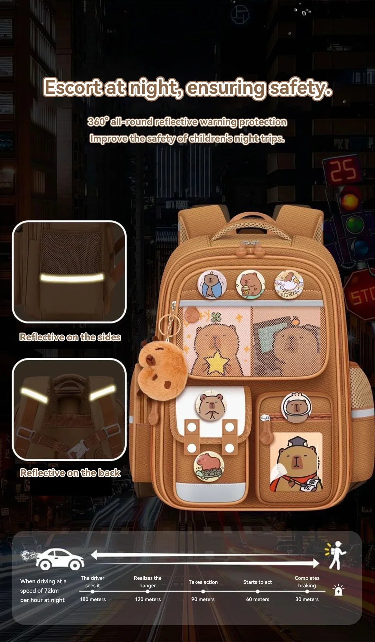 Waterproof Large Capacity Backpack for Students | Comfortable and Durable