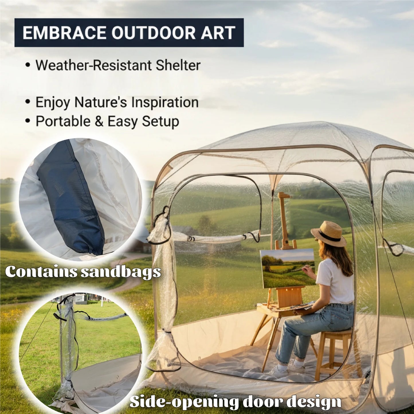 Portable Pop-Up Bubble Tent | Windproof Outdoor Shelter