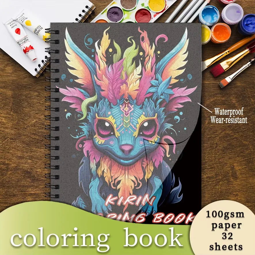 Magical Creatures Coloring Book | Stress Relief & Creativity