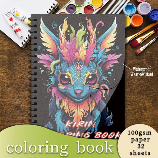 Magical Creatures Coloring Book | Stress Relief & Creativity