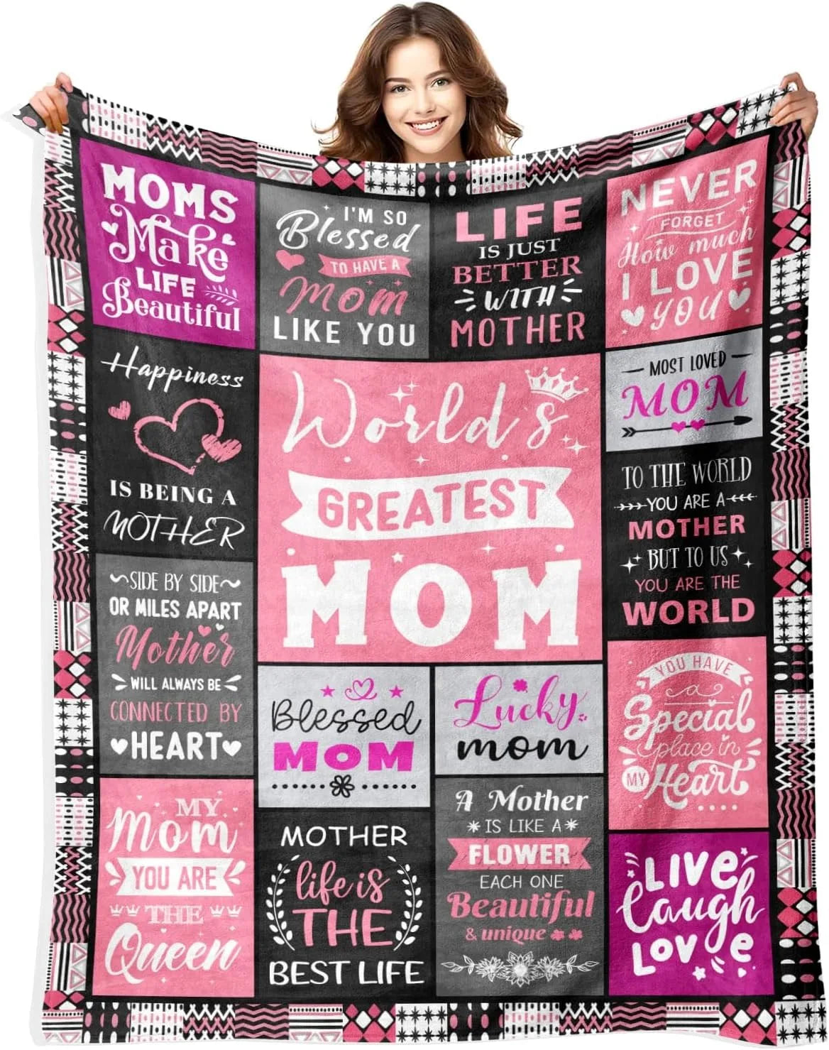 Super Soft Flannel Throw Blanket | Unique Gifts for Mom