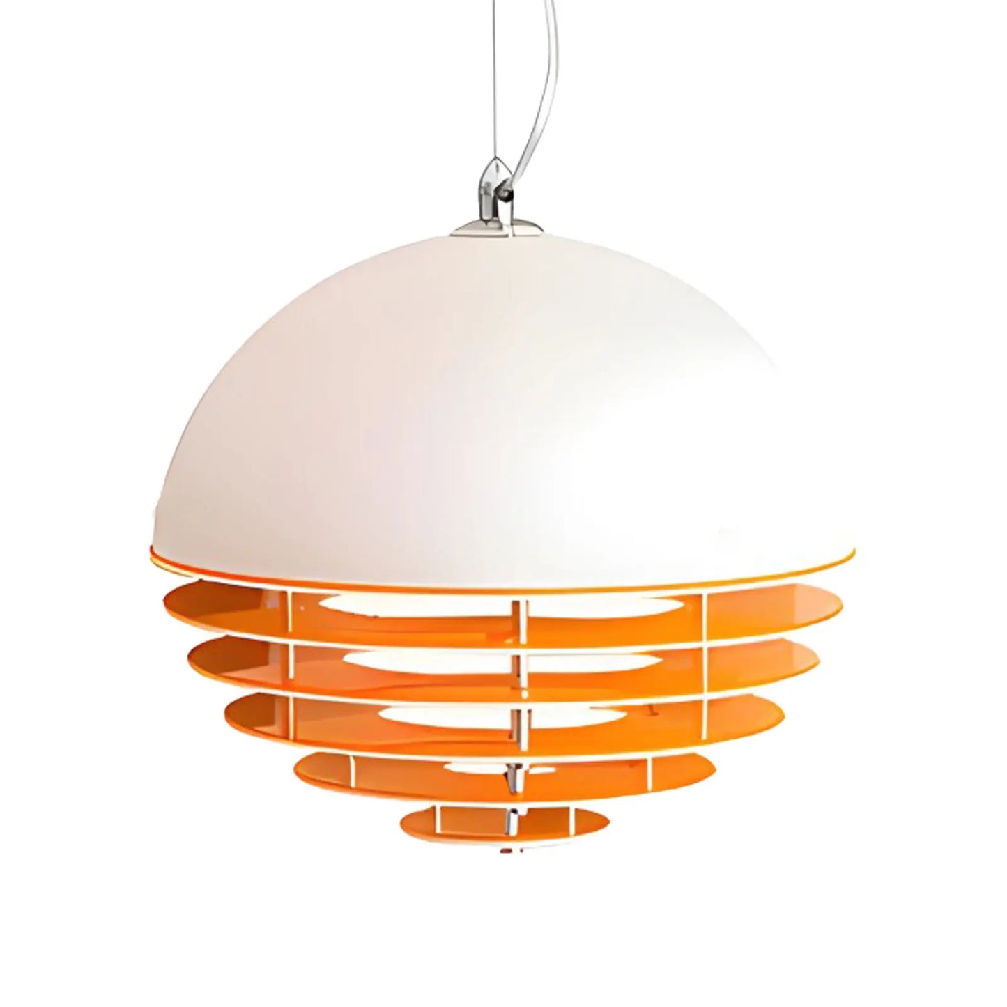 Lámpara colgante vintage atardecer estilo retro Bauhaus | Iluminación de ambiente elegante