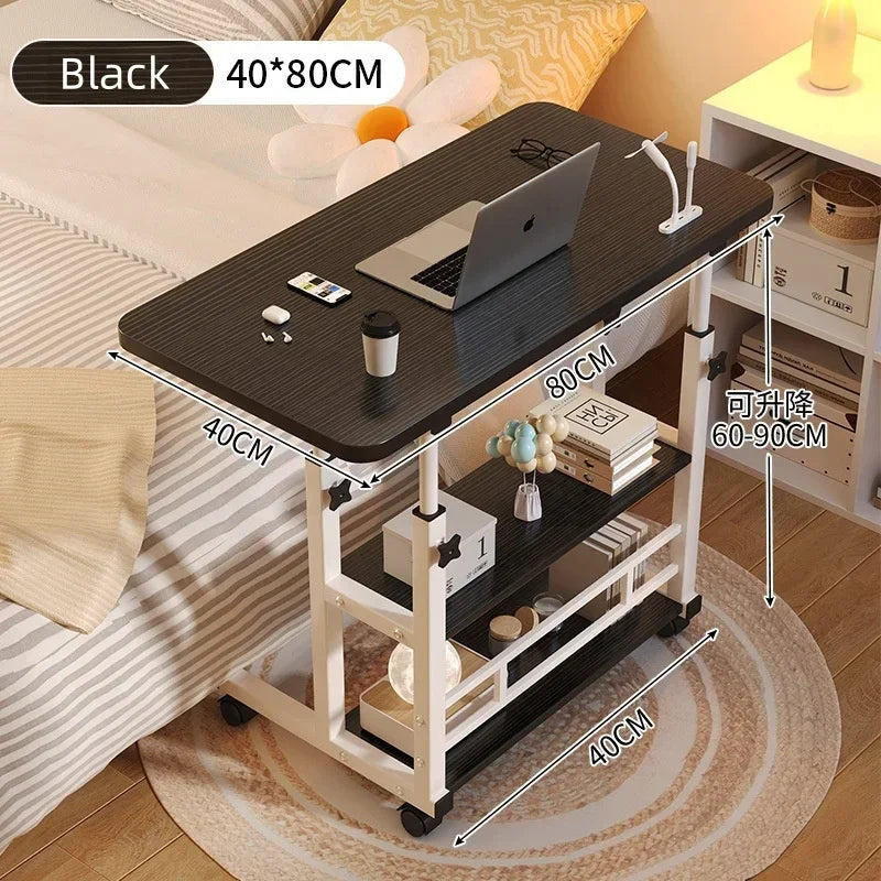 Adjustable Laptop Desk with Wheels | Portable Study Table