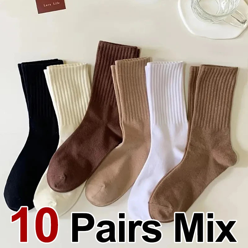 Casual Mid Tube Socks | Breathable & Comfortable Everyday Wear