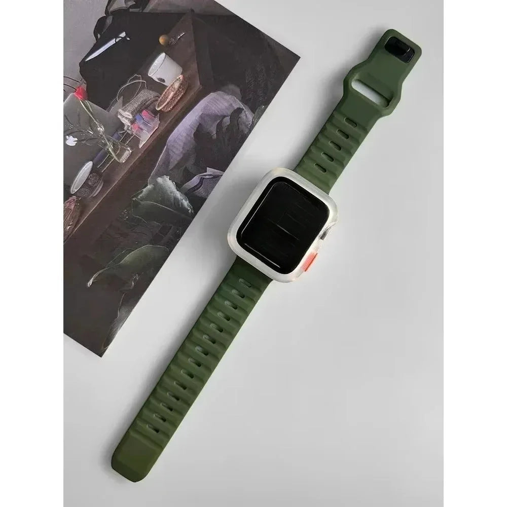 Silicone Case and Strap for Apple Watch | Stylish & Durable