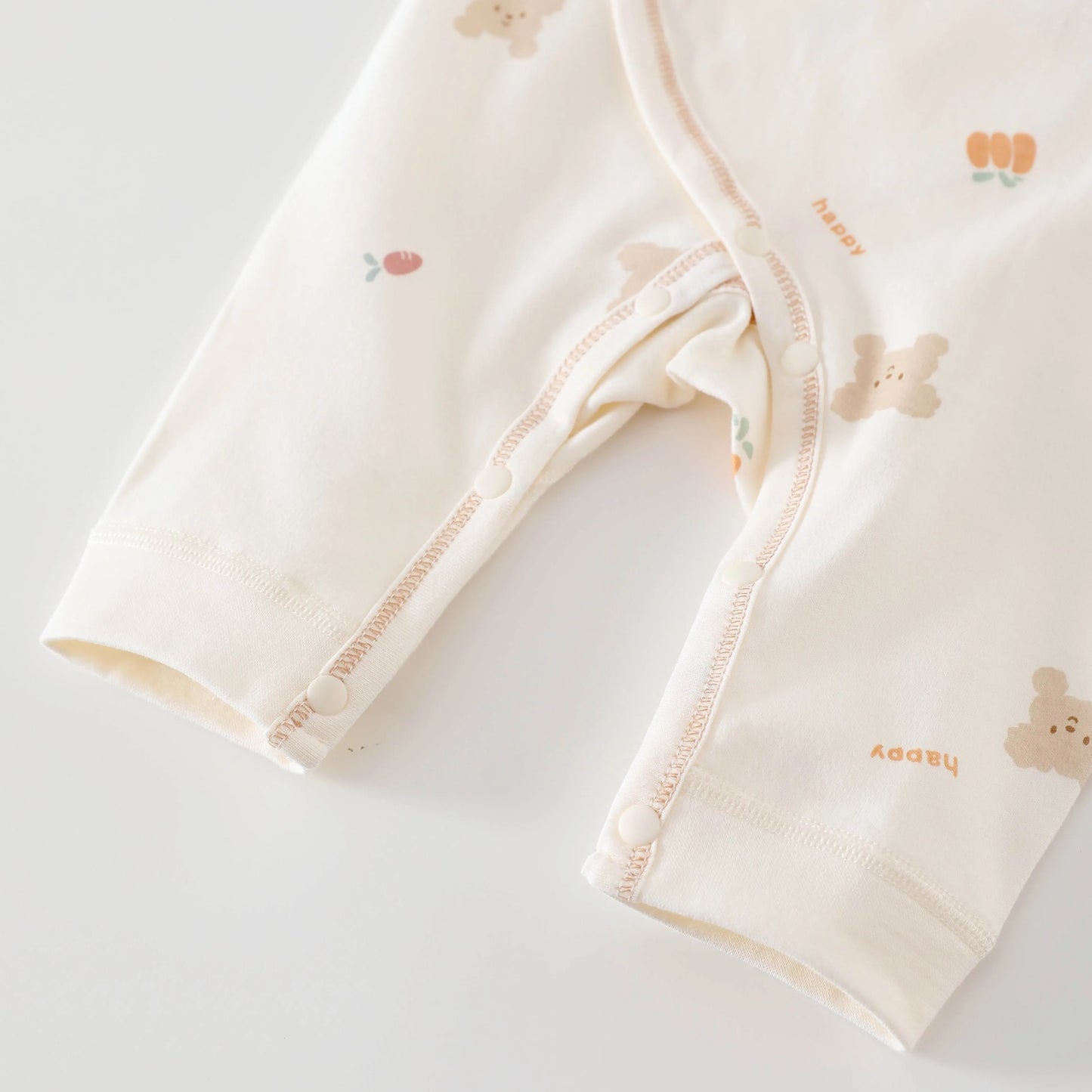 Newborn Cartoon Cotton Baby Bodysuit | Soft Long Sleeve Comfort