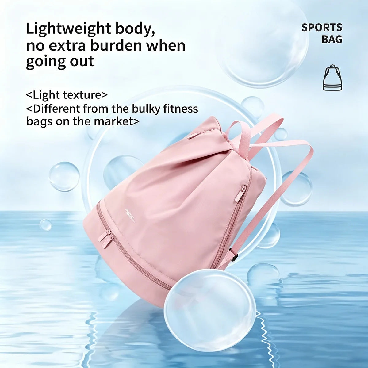 Waterproof Fitness Sports Backpack for Swimming Gear Storage