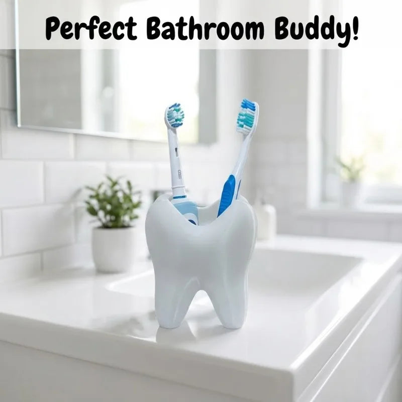 3D Printed Tooth-Shaped Organizer | Fun Bathroom & Desk Storage