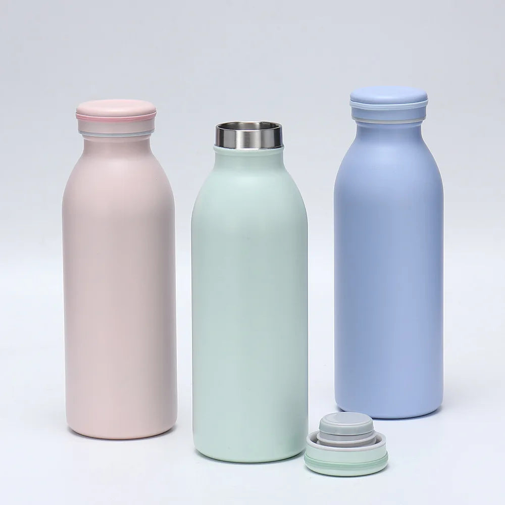 Stainless Steel Double-Walled Minimalist Water Bottle | Eco-Friendly Drinkware