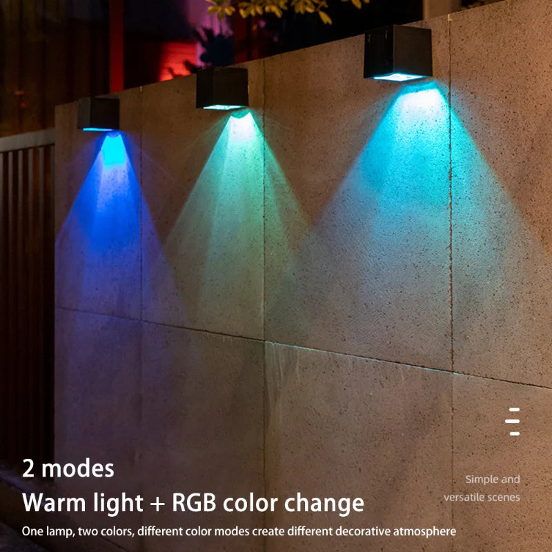 LED Solar Outdoor Wall Lamp | Eco-Friendly Garden Lighting