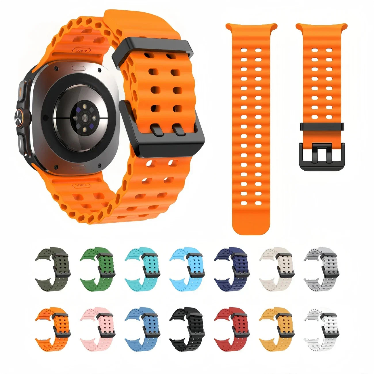 Sport Band for Galaxy Watch 47mm | Stylish Silicone Bracelet