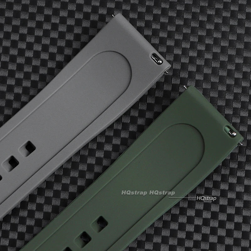 Quick Release Silicone Rubber Watch Strap | Soft Sports Watchband