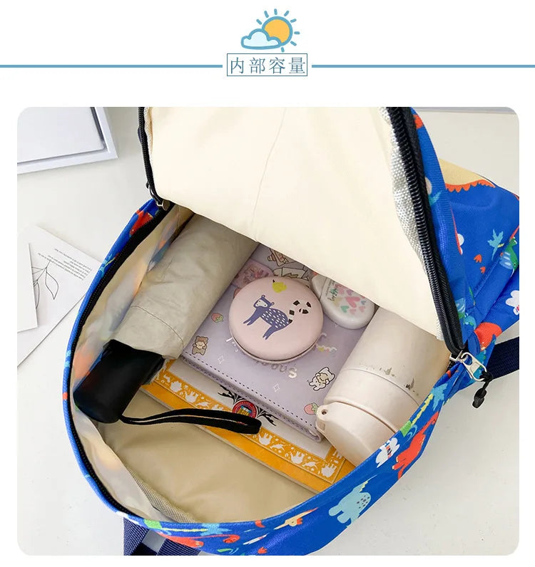 Cute Dinosaur Kids Backpack | Ideal for Kindergarten & School
