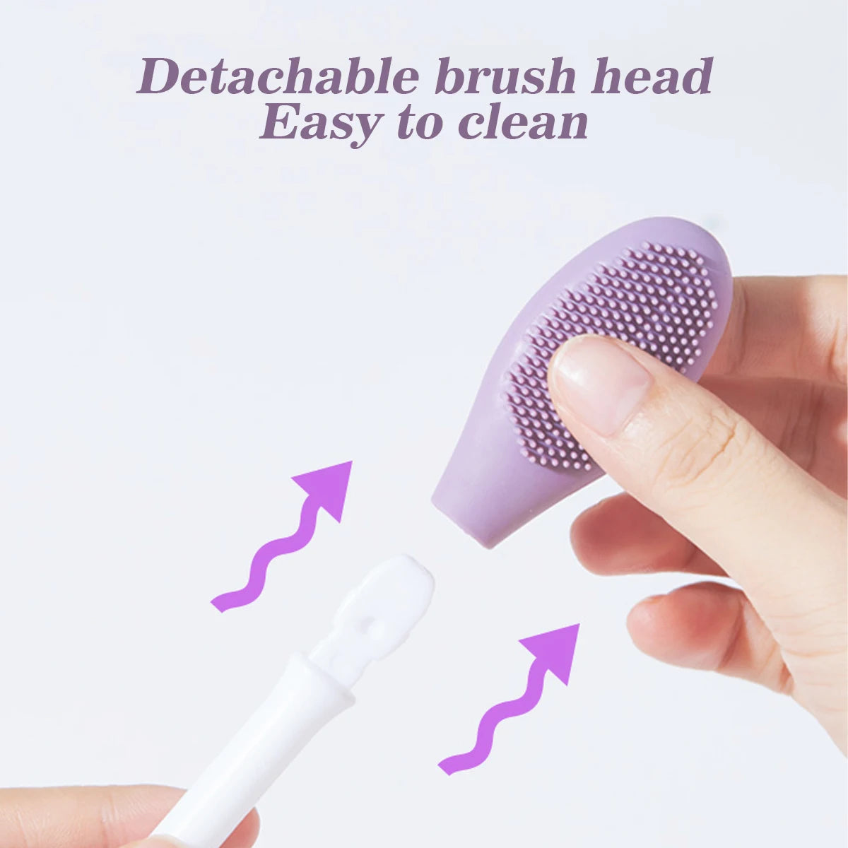 Dual-Use Silicone Facial Cleansing Brush | Deep Clean & Exfoliate