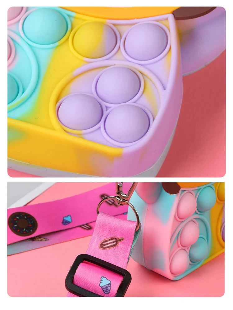 Unicorn Cross Bag - Stress Relief Handbag for Kids and Girls