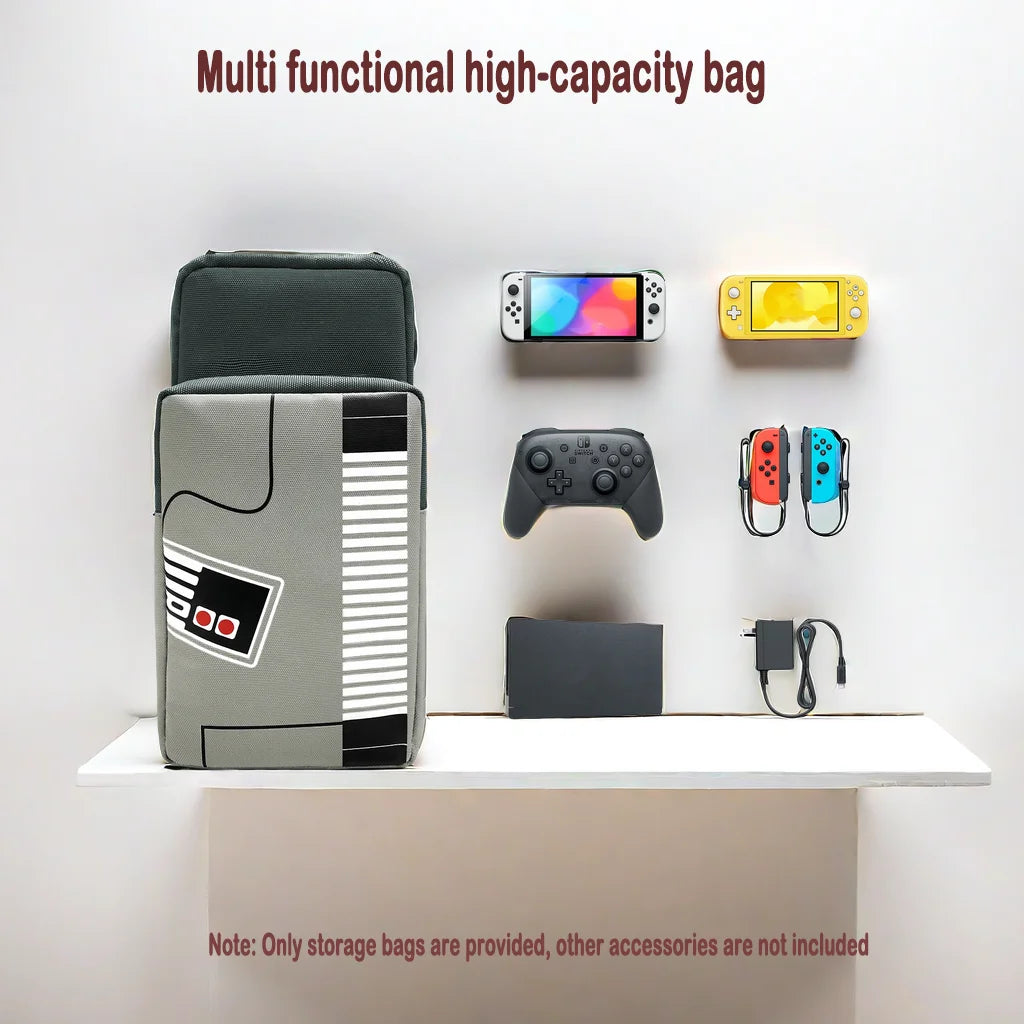 Multifunctional Men's Game Console Storage Bag | Durable & Stylish