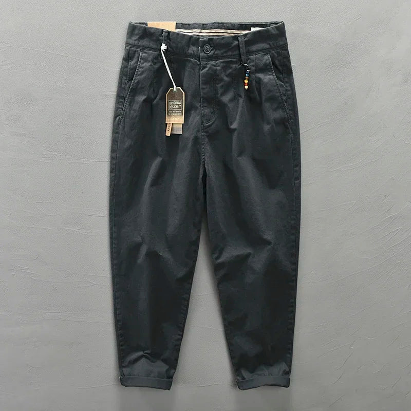 Casual Loose Fit Cotton Cargo Pants for Men | Versatile Style