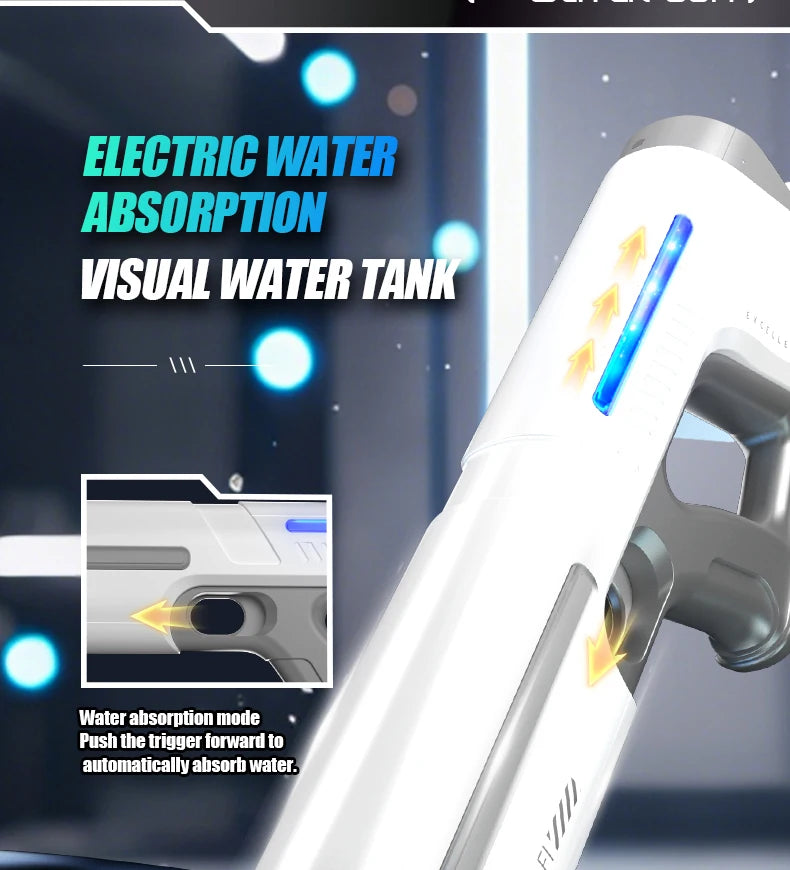 Electric Automatic Water Storage Spray Gun | Summer Fun