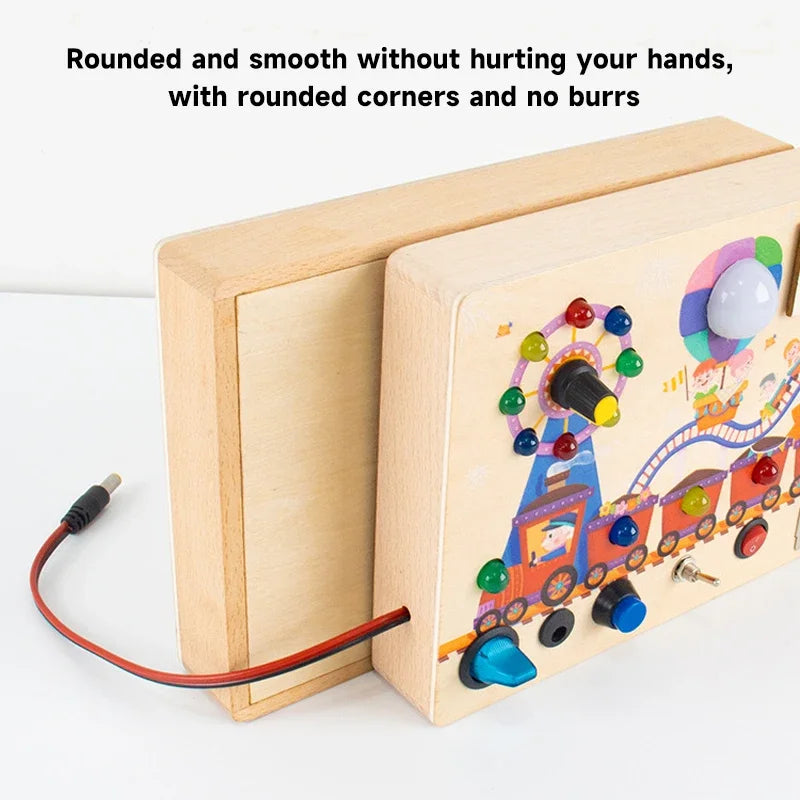 Engaging LED Busy Board | Interactive Sensory Toy for Kids