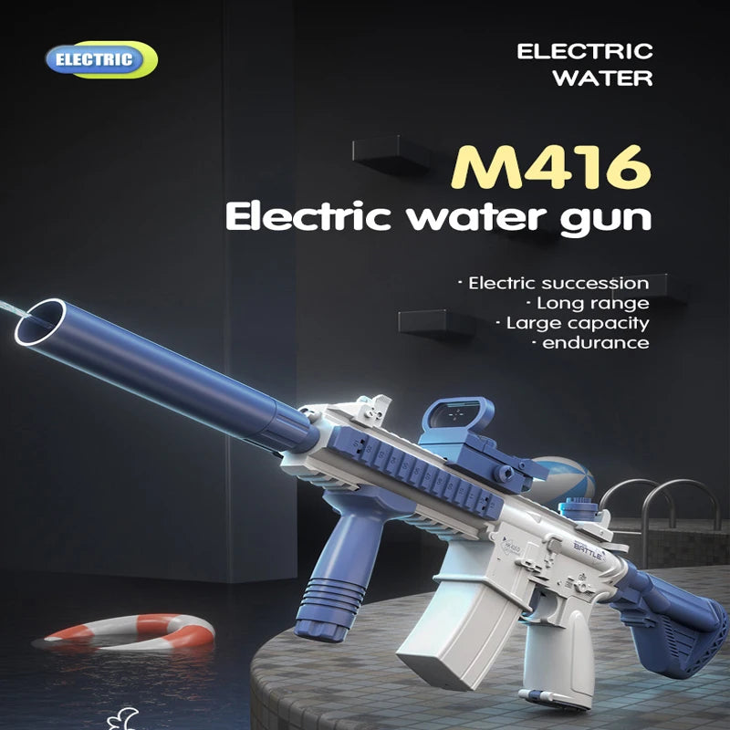 Electric Water Gun Pistol | Long Range Fun for Kids