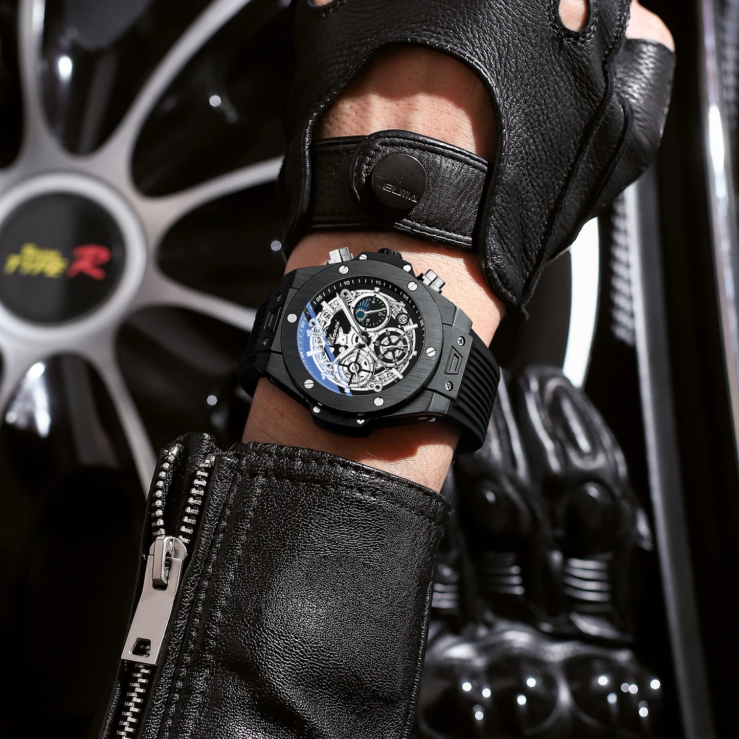 Men's Multifunctional Waterproof Sports Watch | Luminous Quartz Timepiece