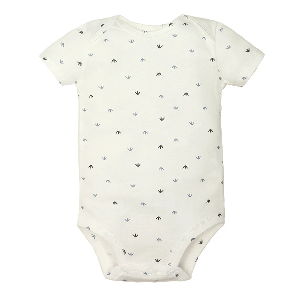 Pelele de algodón suave para bebés recién nacidos | Conjunto de 5 piezas de ropa para bebé con dibujos animados
