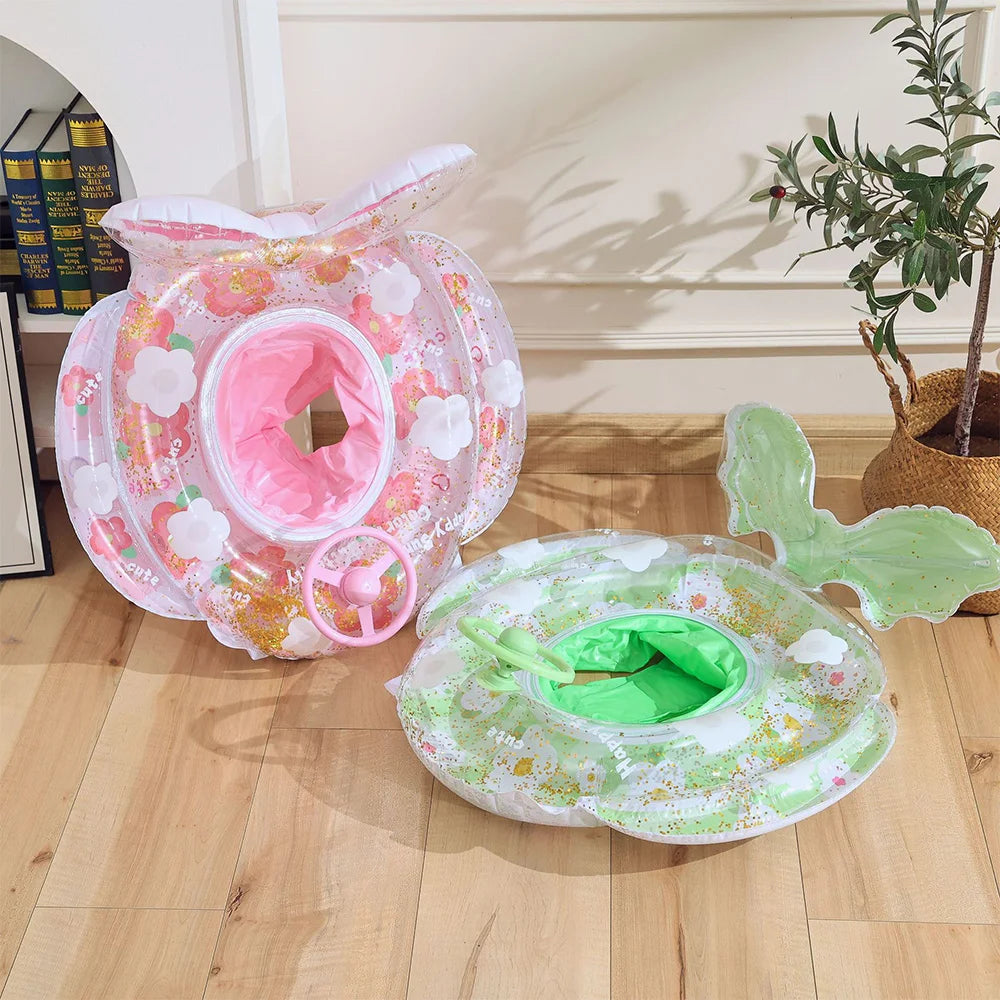 Inflatable Sunshade Swim Tube | Fun Pool Float for Summer