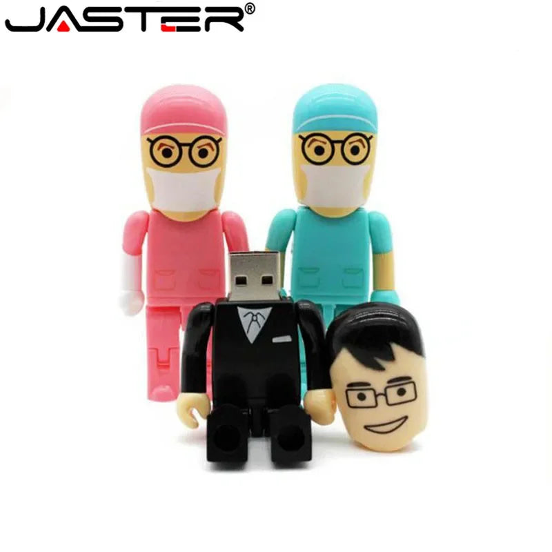 Mini Cartoon Doctor USB Flash Drive | Fun & Functional Storage