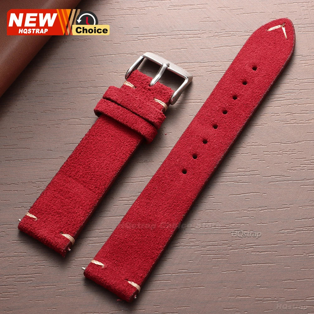 Soft Suede Watch Straps | Adjustable Quick Release Bands for Watches