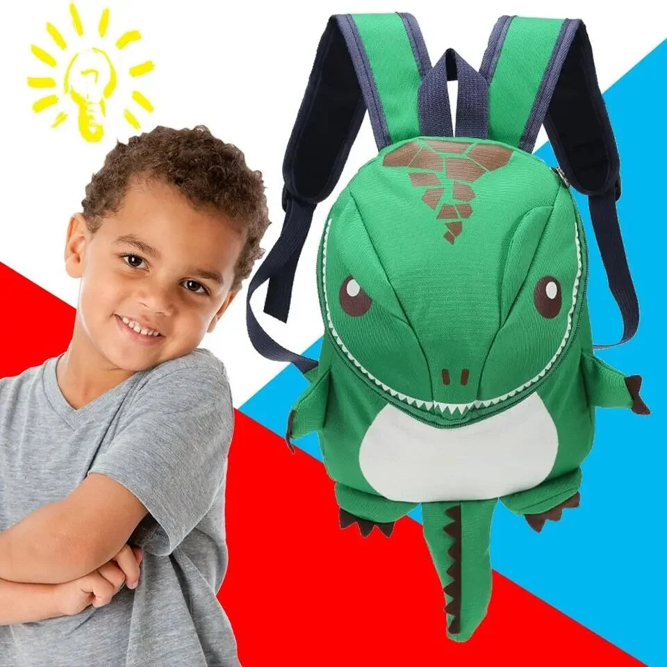 Mochila infantil de dinosaurio 3D | Mochila escolar ligera para niños pequeños