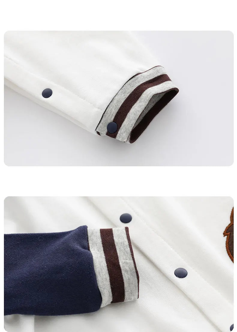 Cozy Pure Cotton Baby Long-Sleeved Rompers | Autumn Essentials