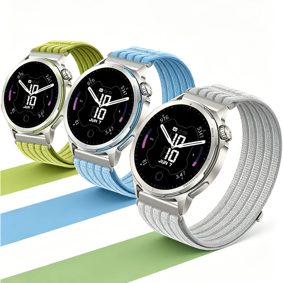 Nylon Loop Watch Strap | Versatile 18mm, 20mm & 22mm Options