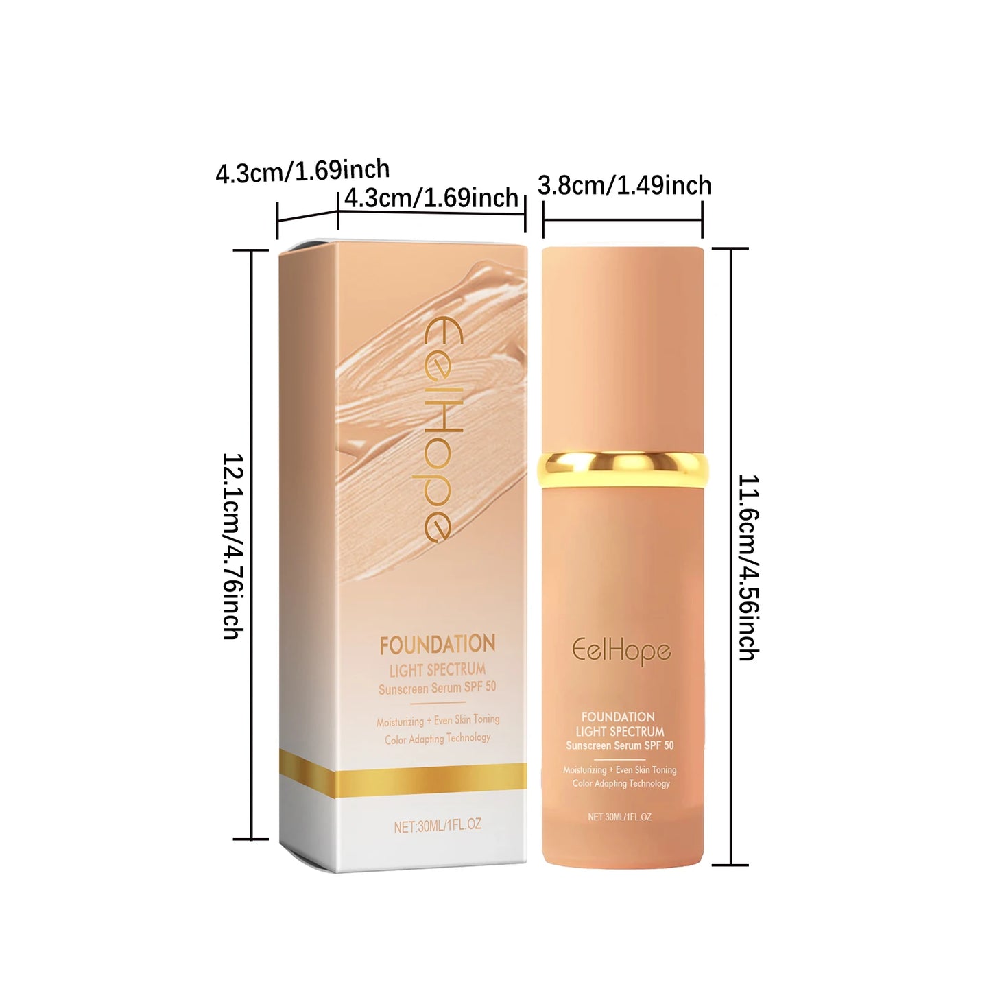 Skin-Nourishing Natural Finish Foundation | Moisturizing Concealer