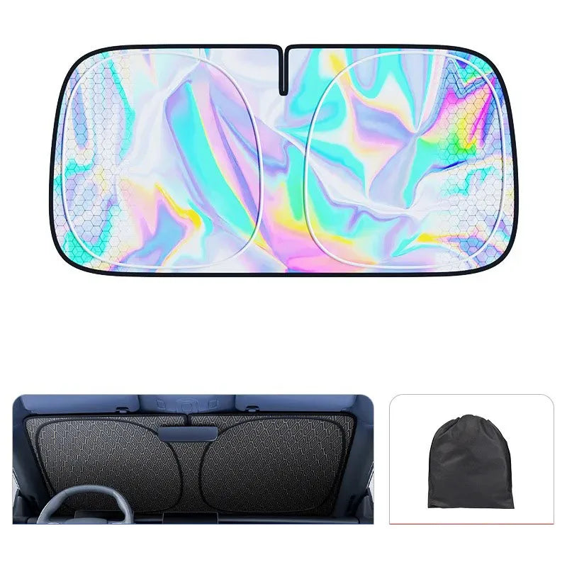 Folding Car Windshield Sun Shade Cover | UV Protection Visor