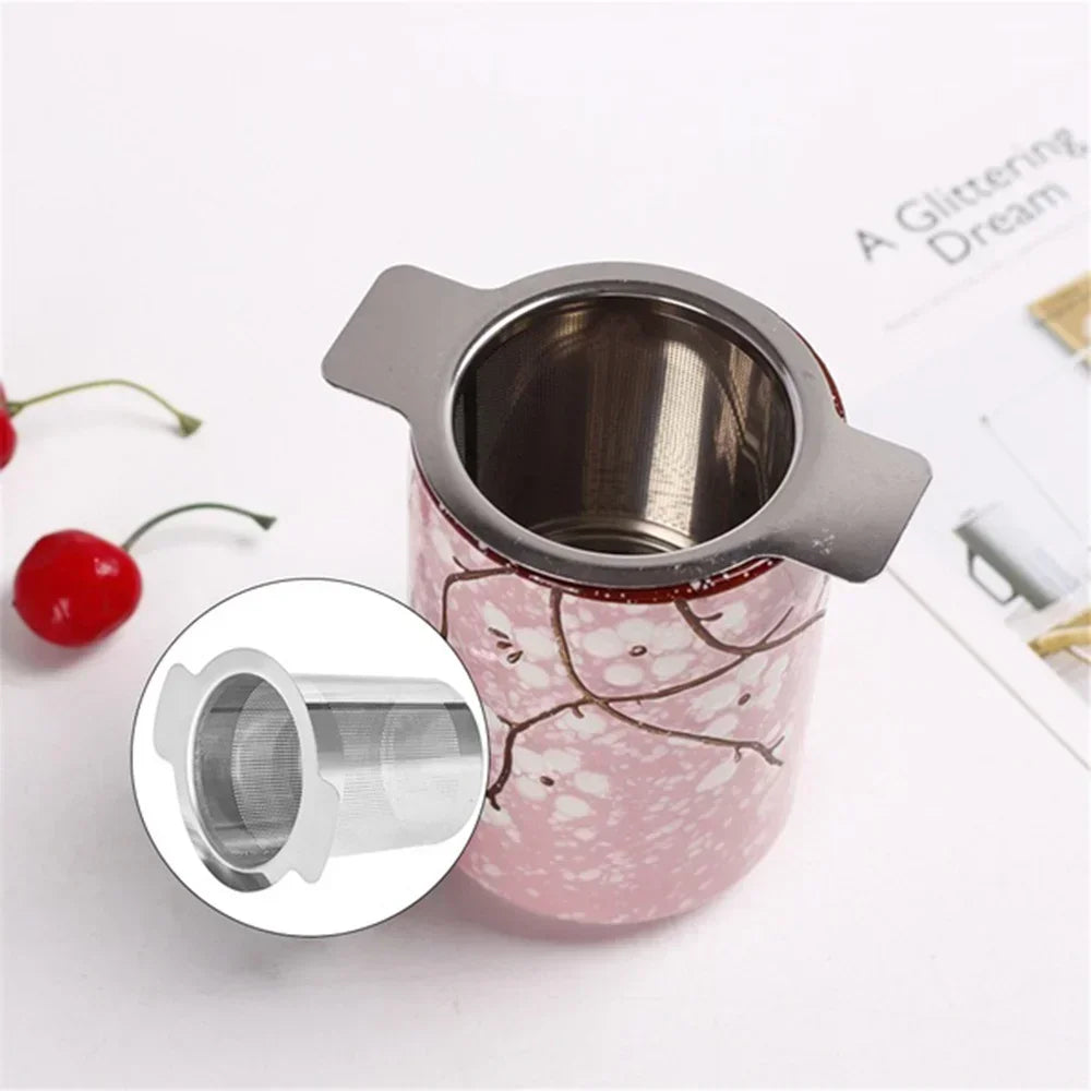 304 Stainless Steel Loose Leaf Tea Infuser with Lid | Brew Perfect Tea & Coffee