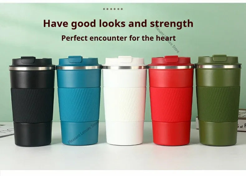 380/510ML Stainless Steel Thermal Mug | Insulated Coffee Tumbler