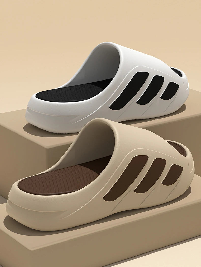Men's High Aesthetic Anti-Slip Beach Slippers | Comfortable Slides