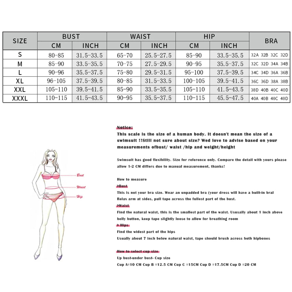 Stylish Push Up Bikini Set for Women | Perfect Beachwear