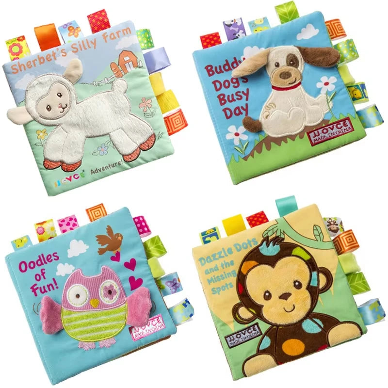 Soft Baby Cloth Animal Book | Engaging Sensory Learning Toy