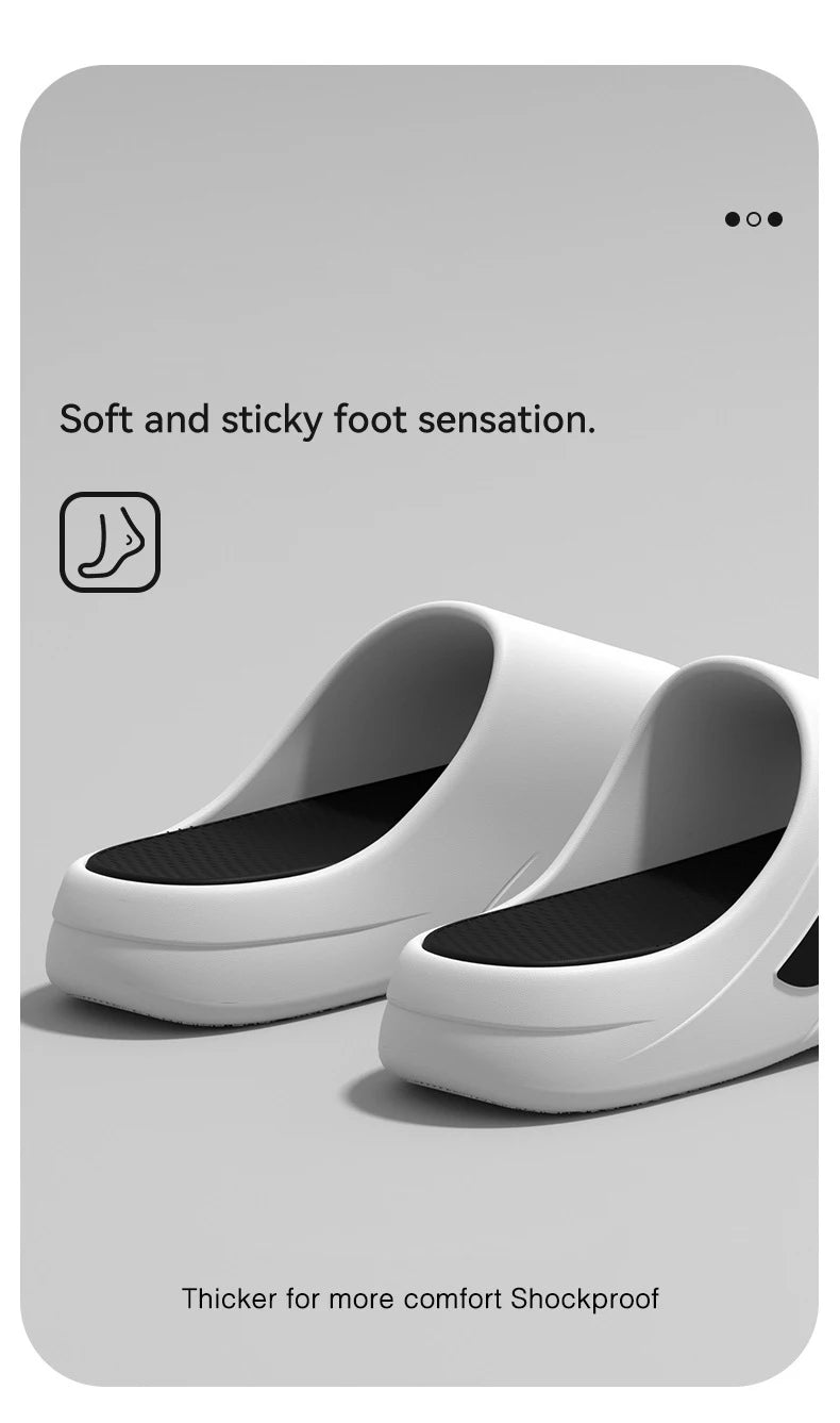 Men's High Aesthetic Anti-Slip Beach Slippers | Comfortable Slides