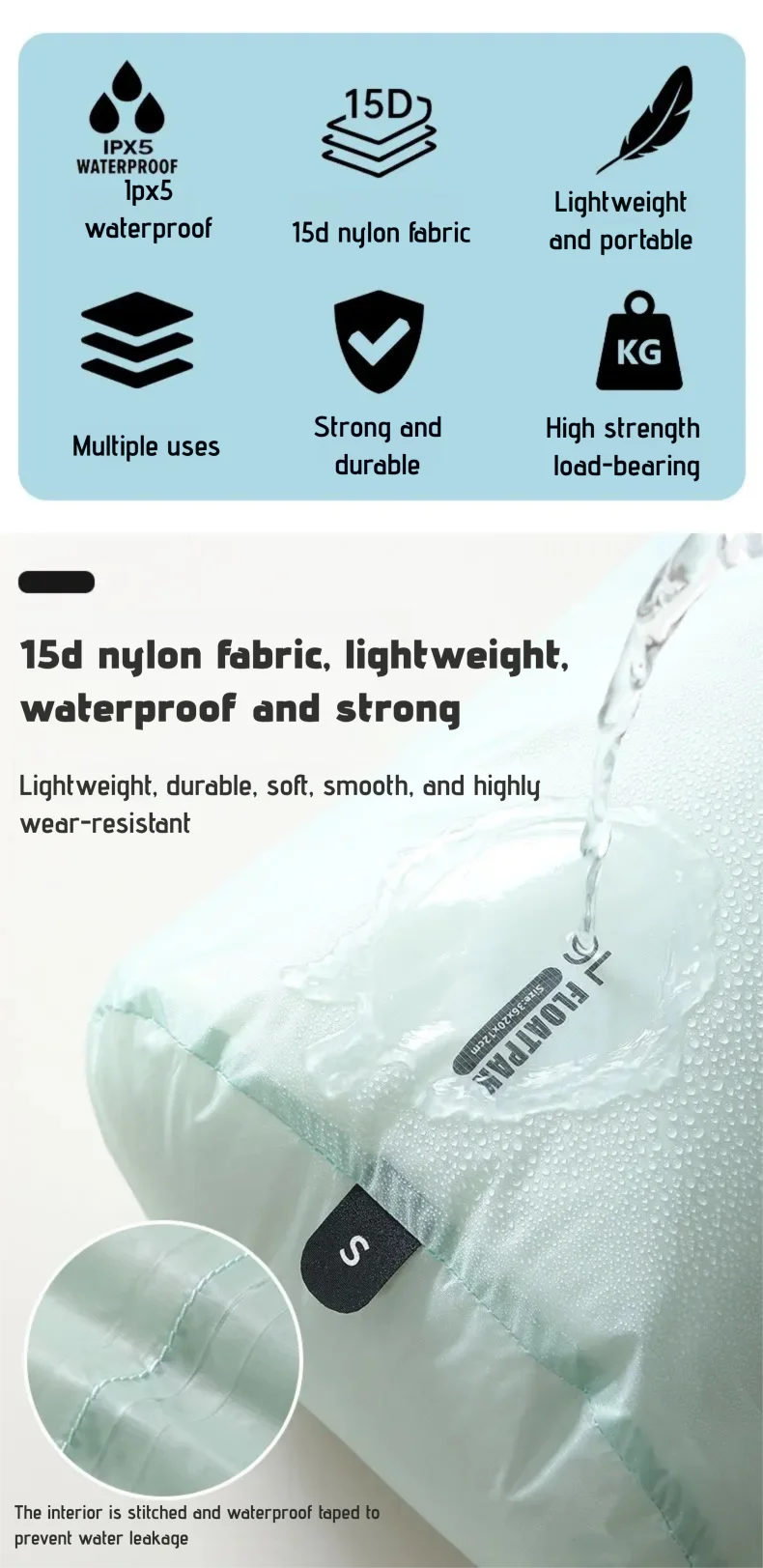 Ultralight Waterproof Dry Bag | Perfect Travel Storage Solution
