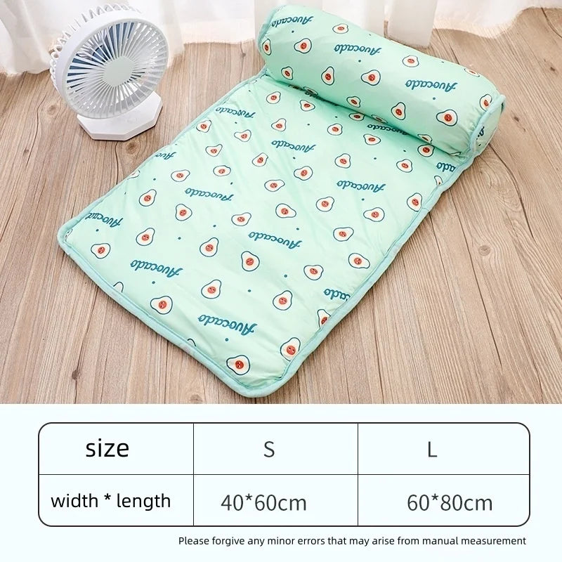 Summer Pet Cooling Mat | Breathable & Washable Ice Pad for Pets