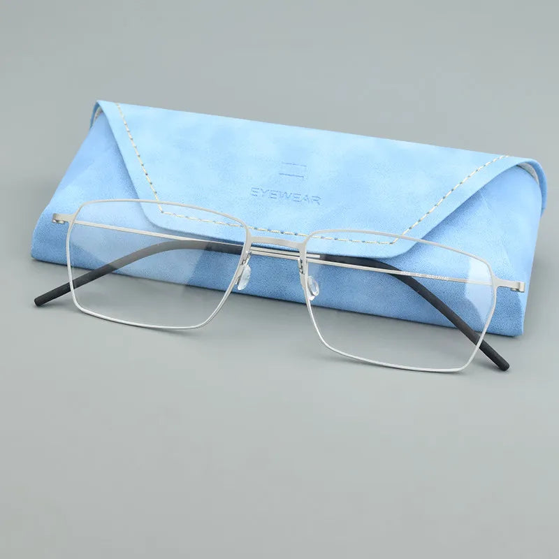 Ultra Light Titanium Eyeglasses | Retro Square Frames for All 2026