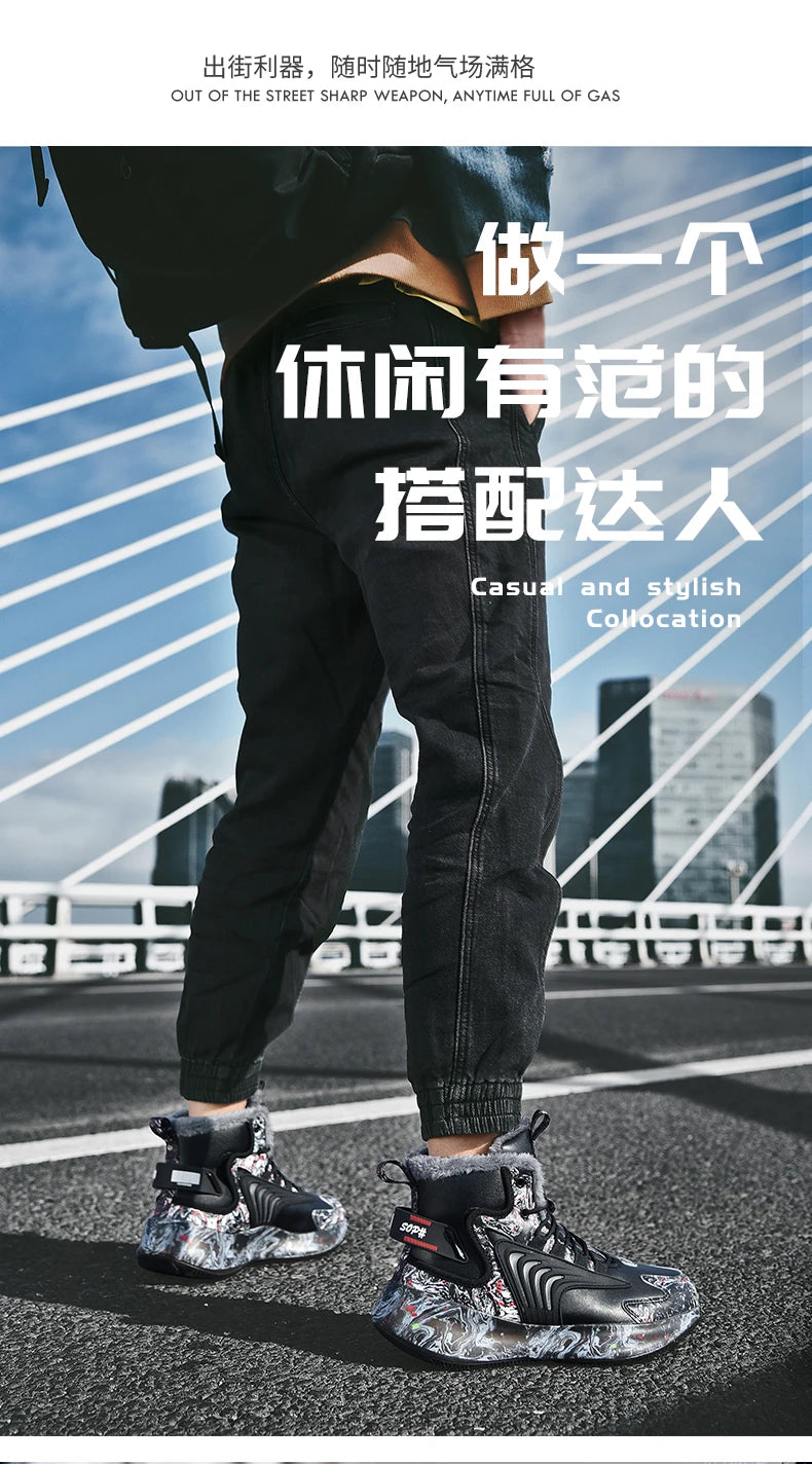Men's Winter Boots | Warm, Waterproof, Non-Slip Slippers