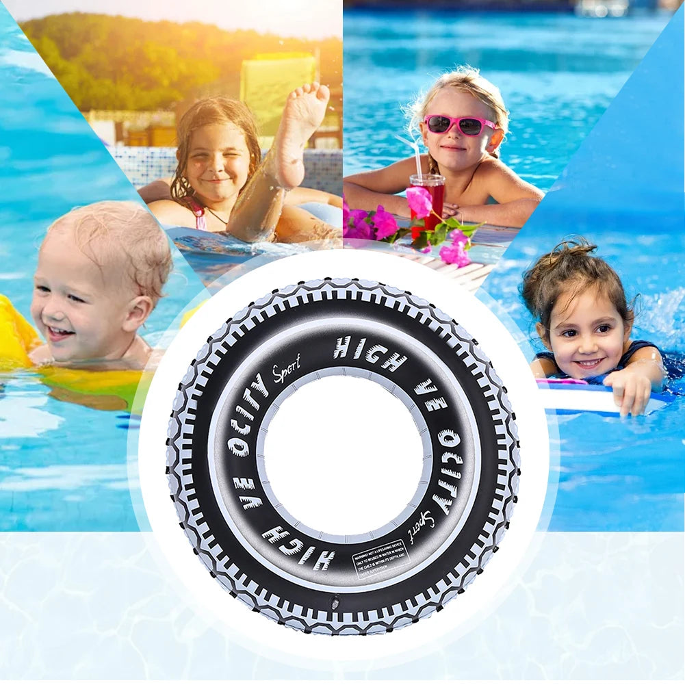Leakproof Inflatable Swim Tube | Durable Pool Floaties for Fun