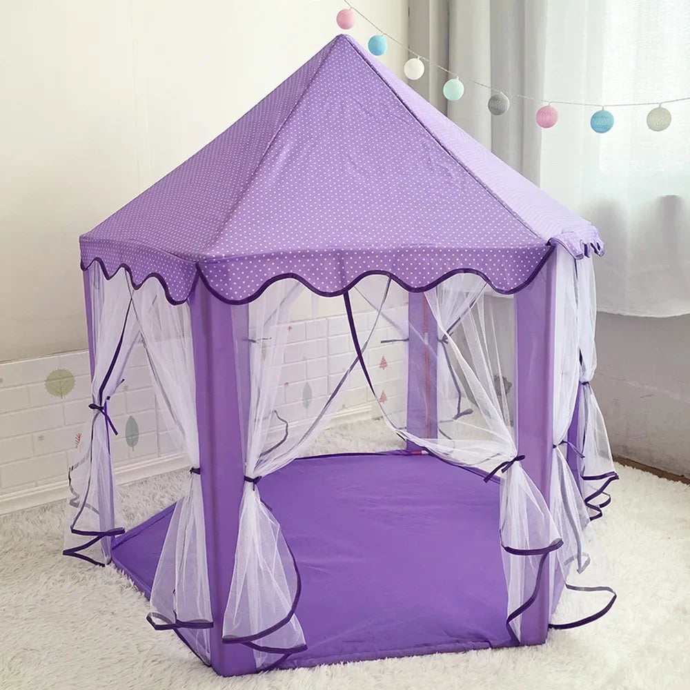 Portable Kids Toy Tipi Tent | Charming Pink Playhouse for Girls