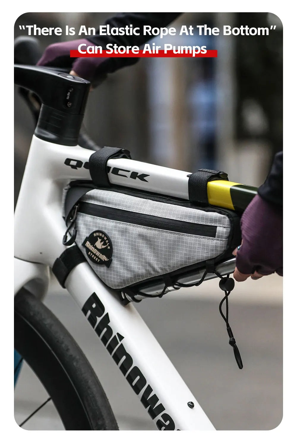 Large Capacity Bicycle Hanging Bags | Triangle Crossbody Cycling Bag