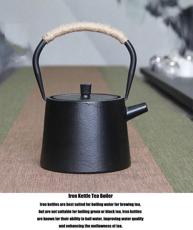 Large Capacity Japanese Cast Iron Teapot | Perfect for Home & Outdoors