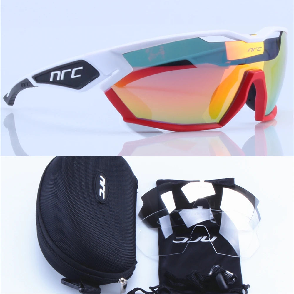 Unisex 3 Lens Cycling Glasses | Versatile Sport Sunglasses