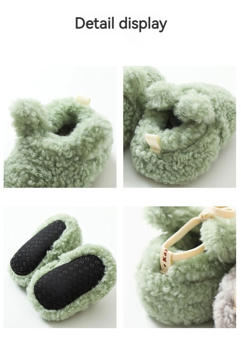 Warm Winter Baby Booties | Soft Anti-Slip Crib Shoes for Infants